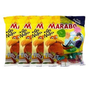 نقد و بررسی پاستیل لقمه ای مارابو با طعم میوه مخلوط - 100 گرم بسته 4 عددی توسط خریداران