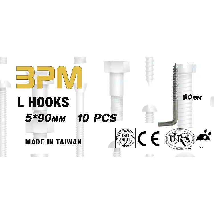 قلاب ال مدل BPM-L5×90 بسته 10 عددی
