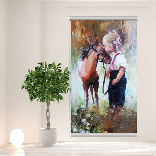 پرده شید مدل Pa.053 سایز 100x180 سانتیمتر 