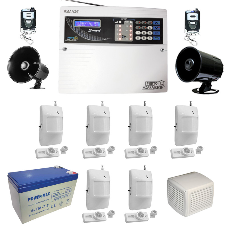 سیستم دزدگیر سیم کارتی پرتوآذرخش مدل Smart ZXE