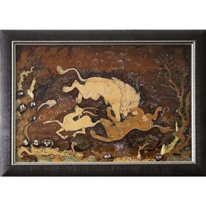 تابلو معرق کاری طرح طبیعت حیوانات مدل G1