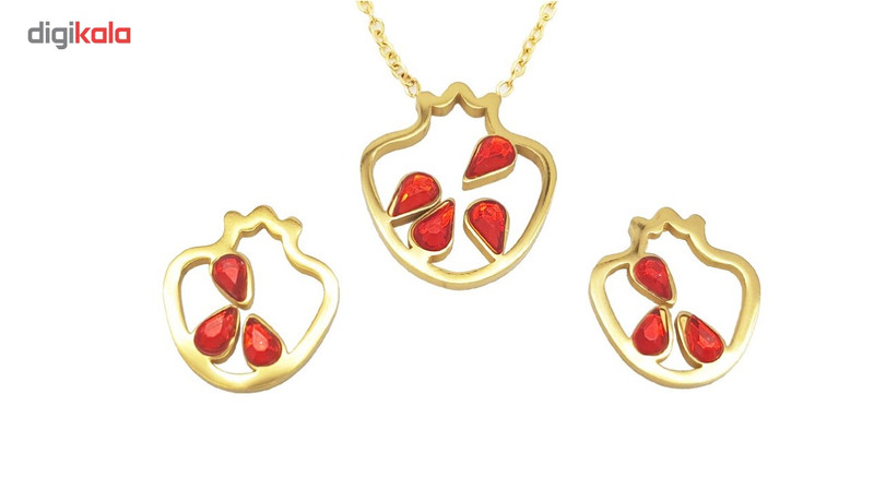 نیم ست بهار طرح دانه انار مدل 106