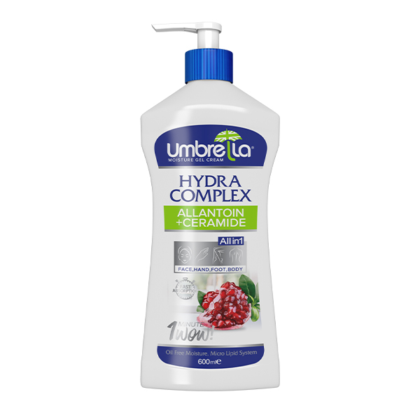 ژل کرم آبرسان آمبرلا مدل Pomegranate حجم 600 میلی لیتر