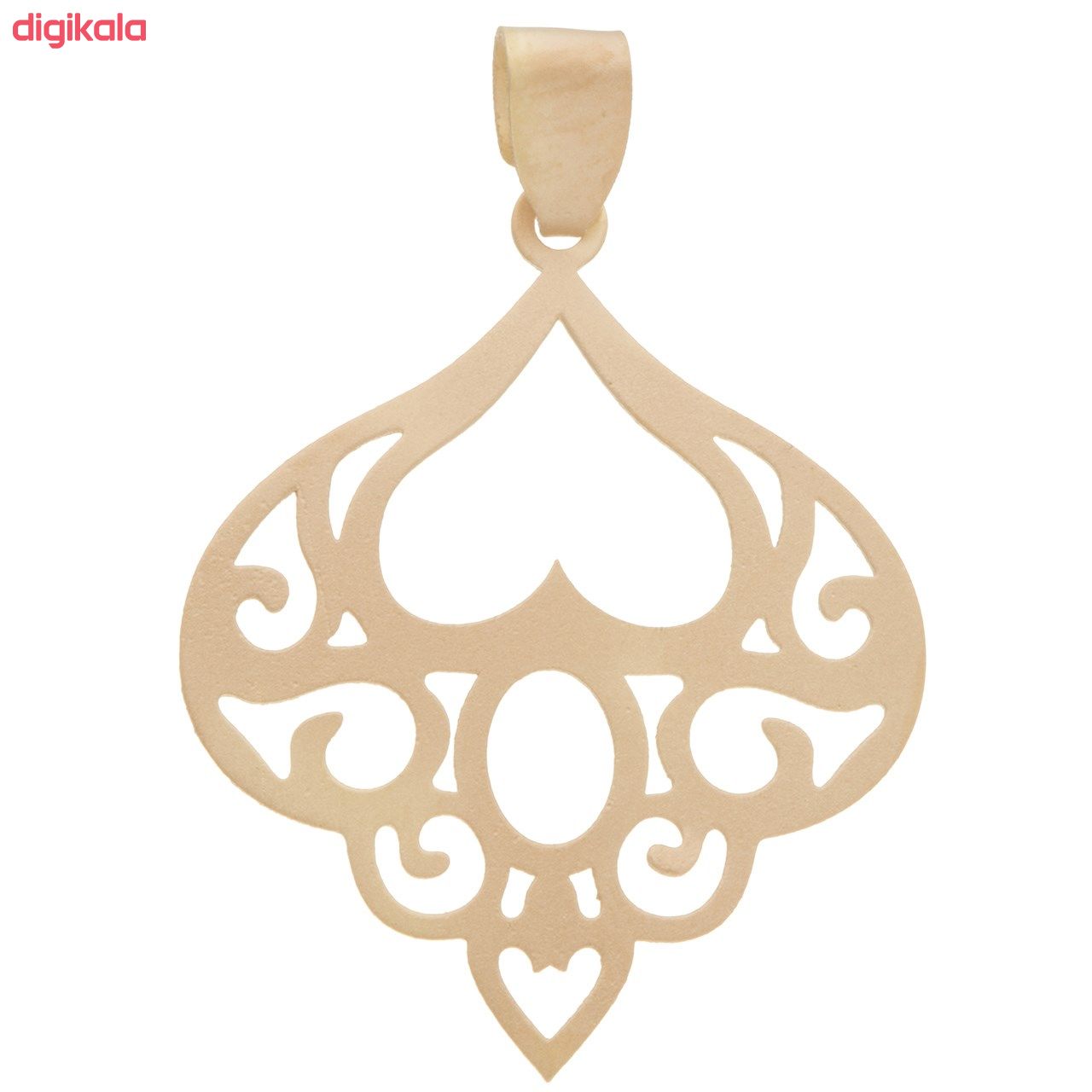 آویز گردنبند زنانه طرح اسلیمی کد D3 main 1 1