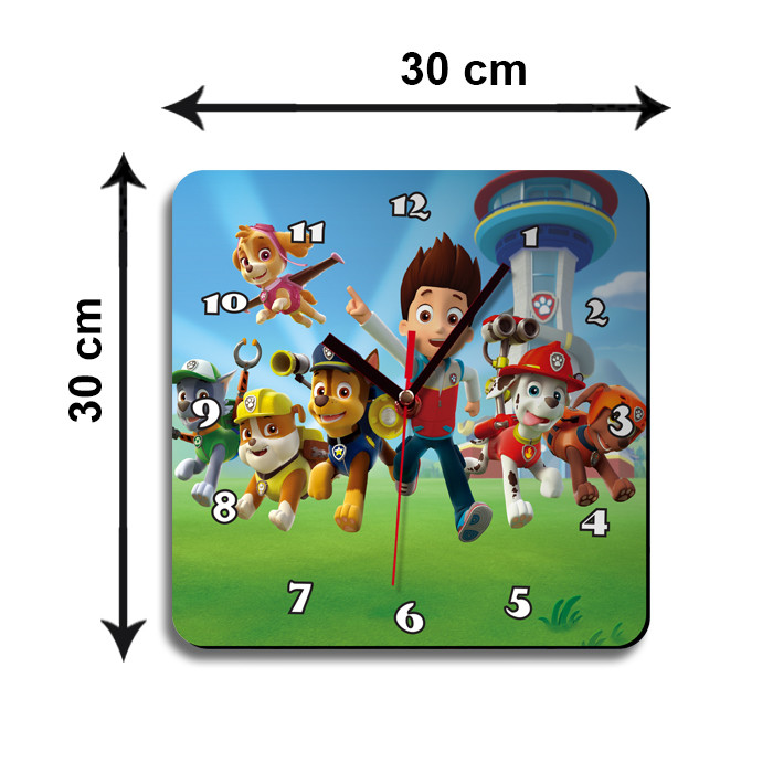 ساعت دیواری باروچین طرح سگهای نگهبان