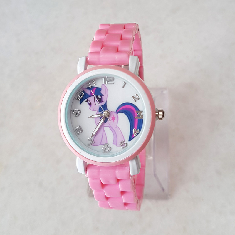 ساعت مچی عقربه ای دخترانه طرح پونی کد A-sp