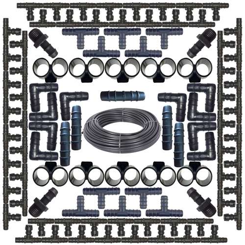 لوازم آبیاری قطره ای تهران دریپ مدل GAMMA-100 مجموعه 100 عددی 