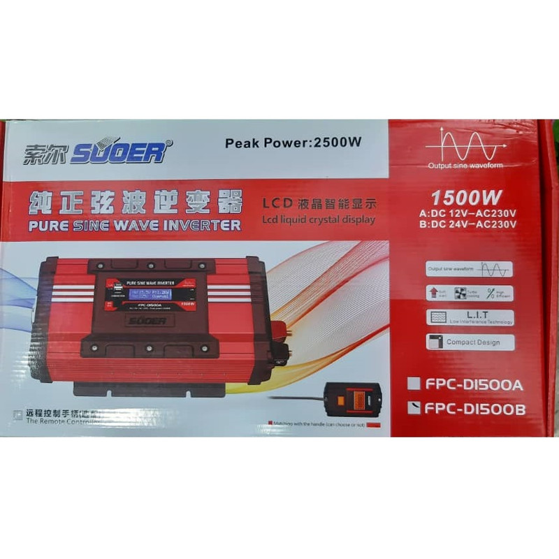 اینورتر سوئر مدل FPC-DI500B ظرفیت 1500 وات
