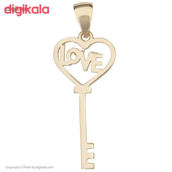 آویز گردنبند زنانه طرح کلید و LOVE کد D18 main 1 1