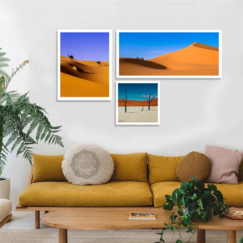 تابلو طرح کویر مدل skw013 مجموعه 3 عددی