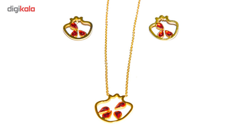 نیم ست بهار طرح دانه انار مدل 106