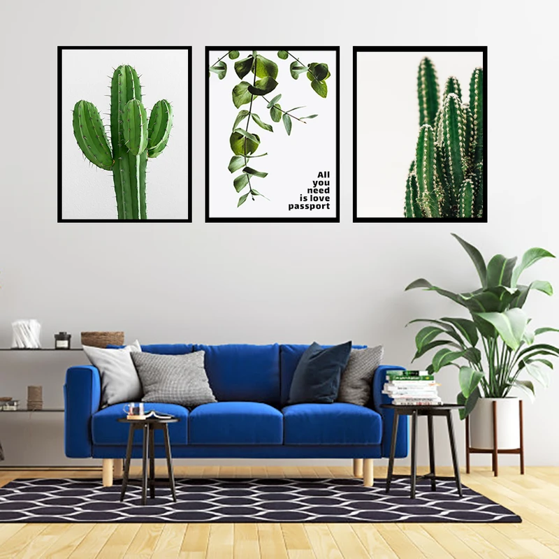تابلو طرح کاکتوس مدل skb024 مجموعه 3 عددی