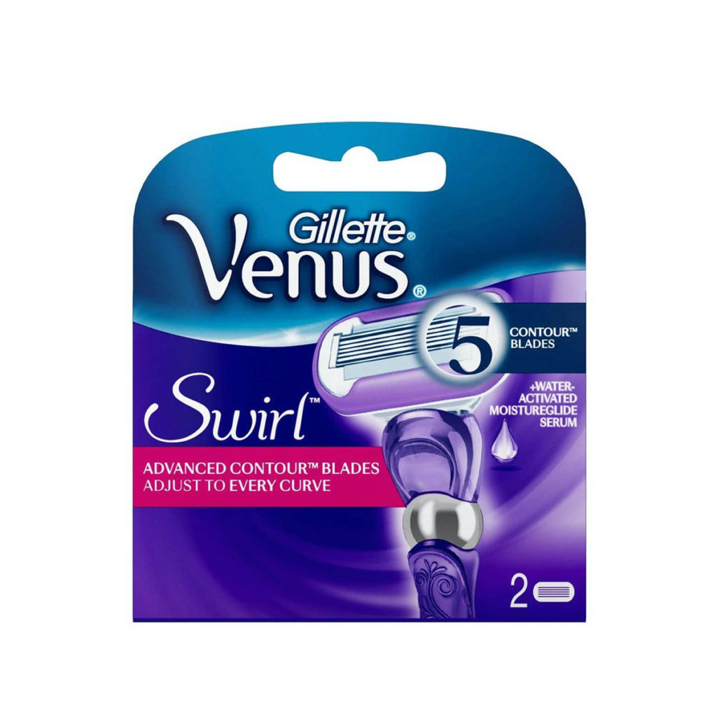 تیغ یدک ژیلت مدل Venus Swirl ‏بسته 2 عددی