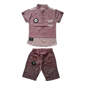 ست پیراهن و شلوارک پسرانه کد Z-104