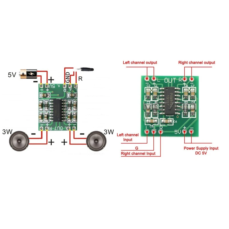 ماژول آمپلی فایر استربو مدل PAM8403 عکس شماره 9