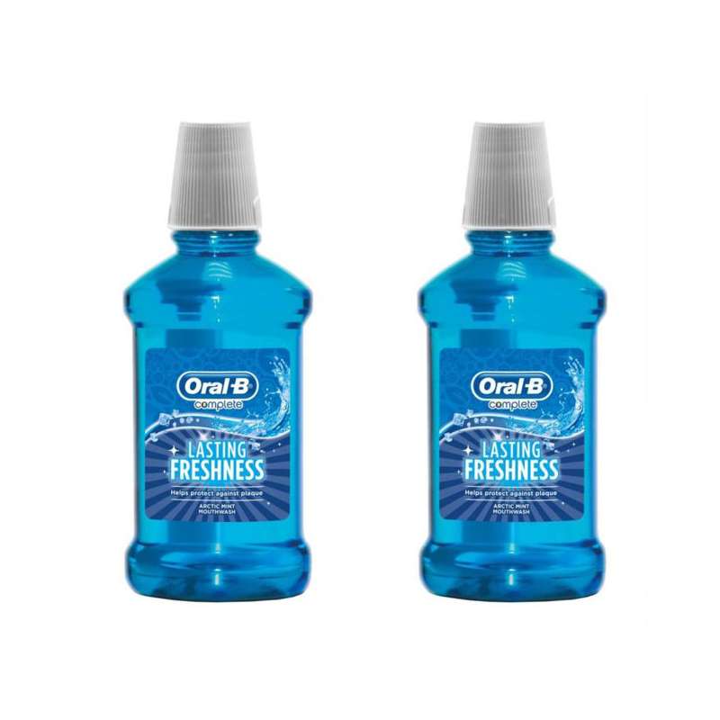 دهان شویه اورال-بی مدل Lasting Freshness حجم 250 میلی لیتر مجموعه 2 عددی