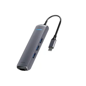 هاب ۶ پورت USB-C الاگو مدل EUSBC-HB-ETHD