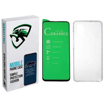 کاور مدل bjnp-s مناسب برای گوشی موبایل سامسونگ galaxy a51 به همراه محافظ صفحه نمایش
