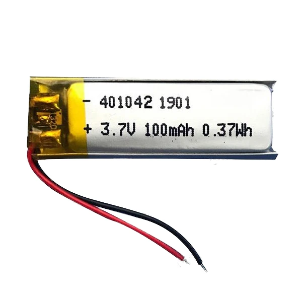 باتری لیتیوم یون کد 1901 ظرفیت 100 میلی آمپر ساعت