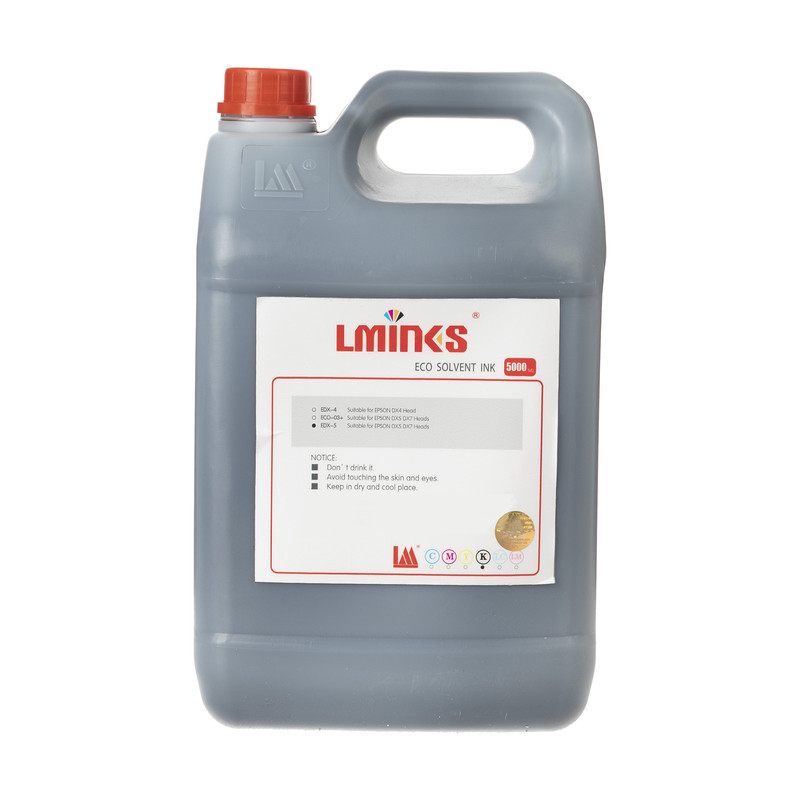 جوهر مشکی مخزن  لیمی مدل Eco Solvent DX5 / Eco Solvent DX7  حجم 5 لیتر