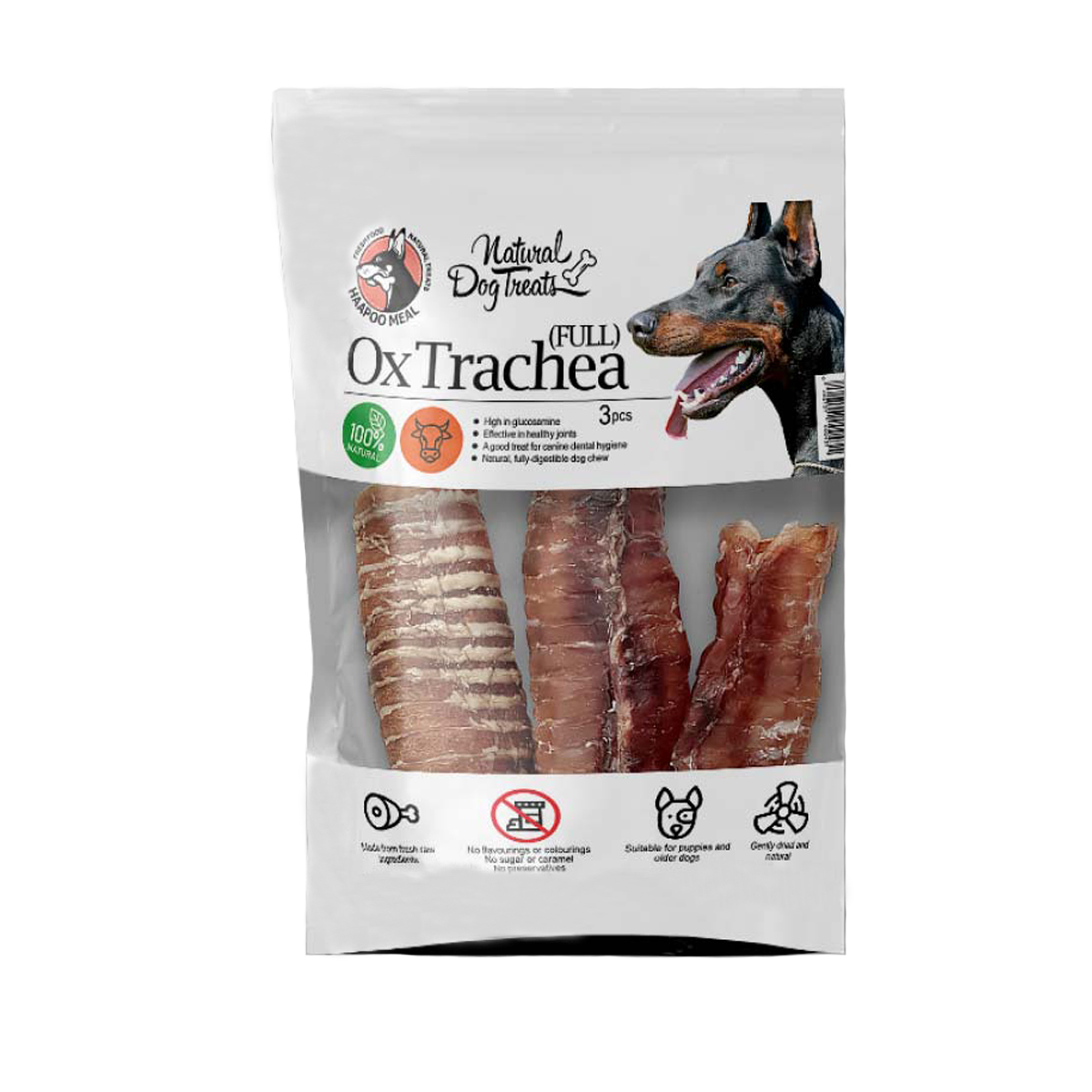 نقد و بررسی غذای تشویقی سگ هاپومیل مدل Ox Trachea Full کد 13 بسته 3 عددی توسط خریداران