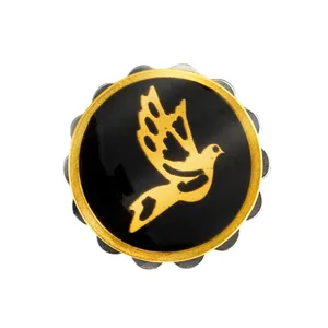 گیره روسری عالیانی طرح کبوتر کد 21