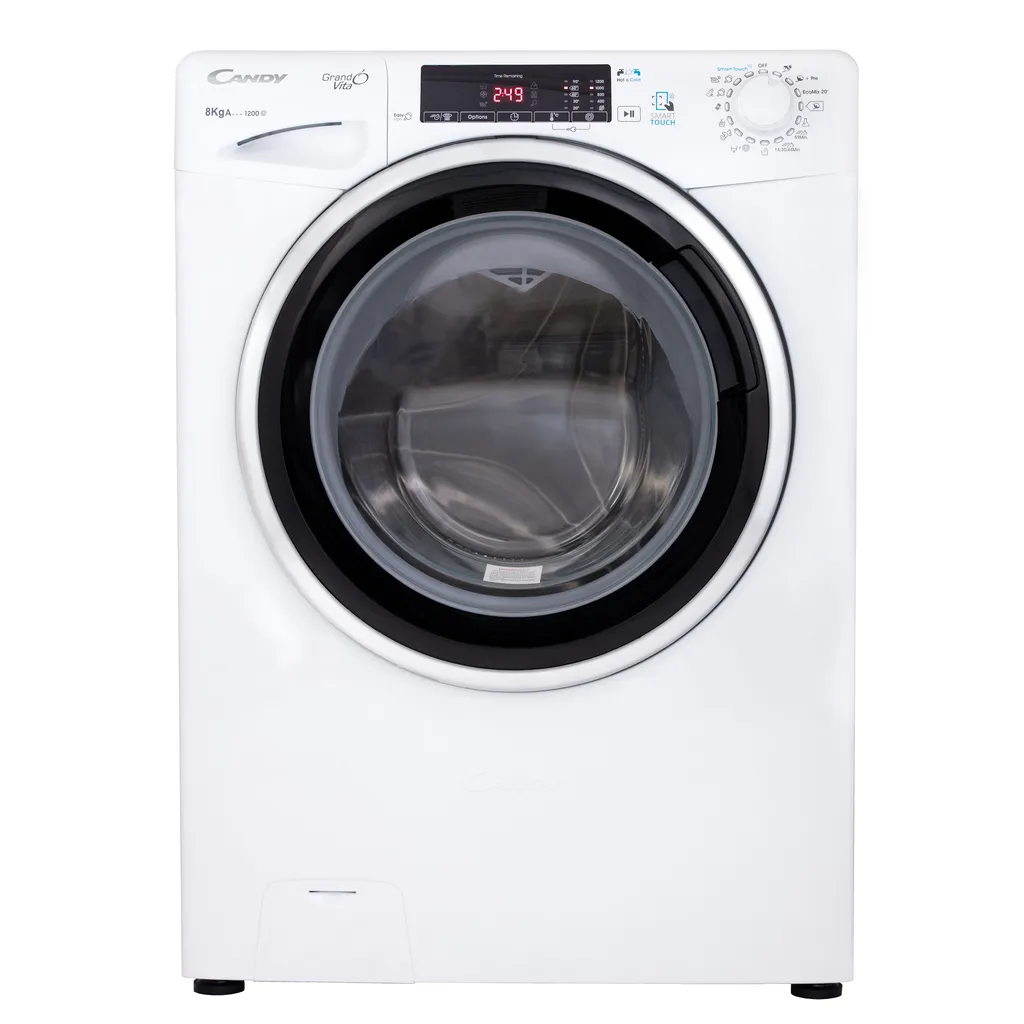 ماشین لباسشویی کندی مدل GVS-228TC3 ظرفیت 8 کیلوگرم