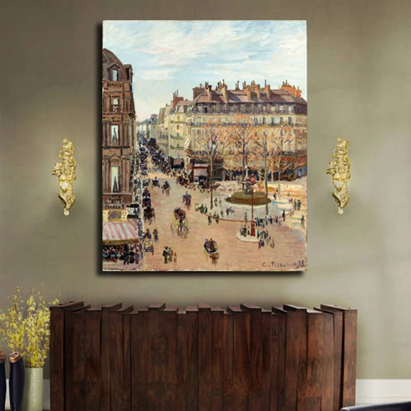 تابلو شاسی طرح درخشش پس از باران اثر کامیل پیسارو کد 794