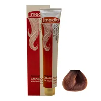 رنگ مو مدیا سری مسی شماره 7.4 حجم 100 میلی لیتر رنگ بلوند مسی متوسط