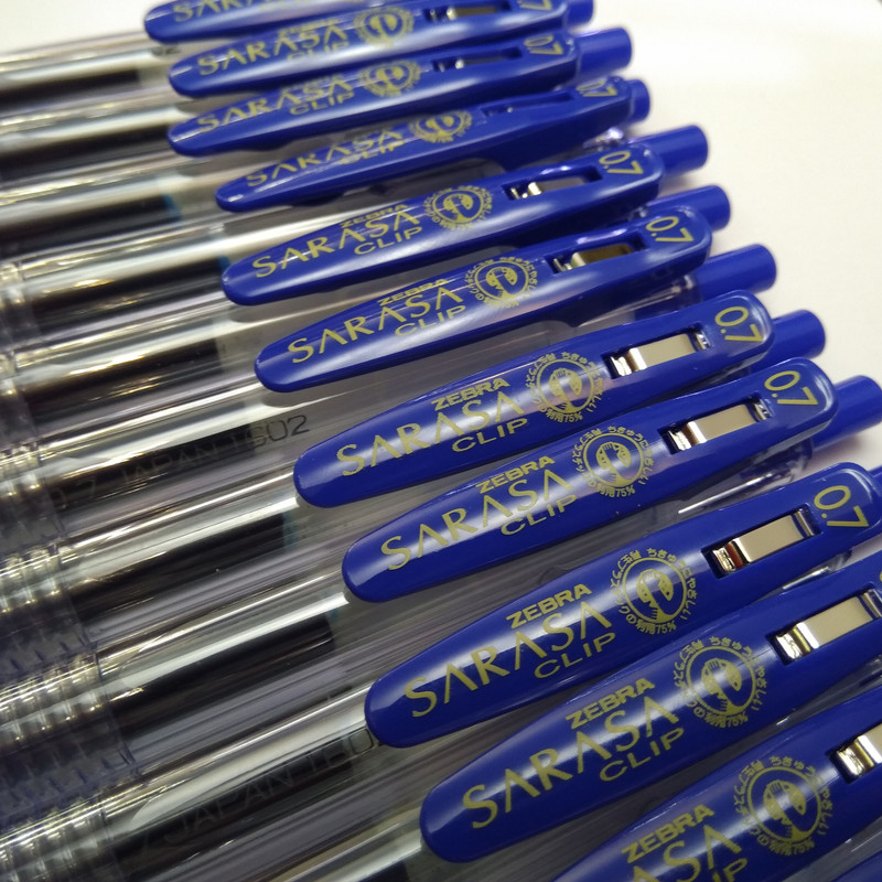 روان نویس زبرا مدل Sarasa Clip بسته 12 عددی
