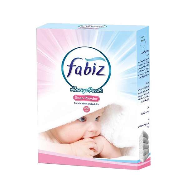 پودر صابون لباسشویی کودک فابیز مدل 0088 مقدار 400 گرم پودر صابون لباسشویی کودک فابیز مدل 0088 مقدار 400 گرم
