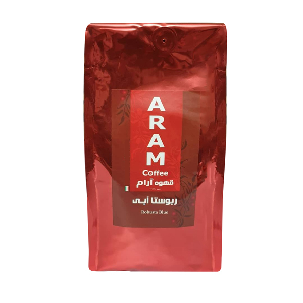 دانه قهوه ربوستا آبی آرام - 500 گرم
