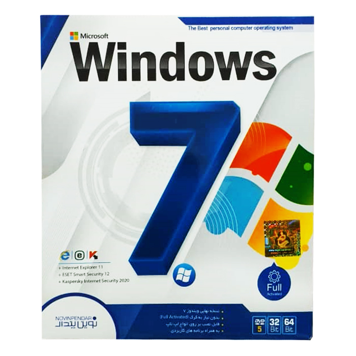 سیستم عامل Windows 7 Full Activated نشر نوین پندار