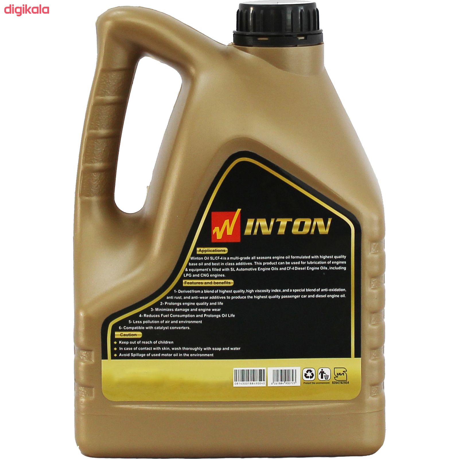 روغن موتور خودرو وینتون 10W40 SL/CF-4 حجم 4 لیتر main 1 1