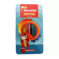 مداد رنگی 12 رنگ فلزی پیکاسو مدل superb writer
