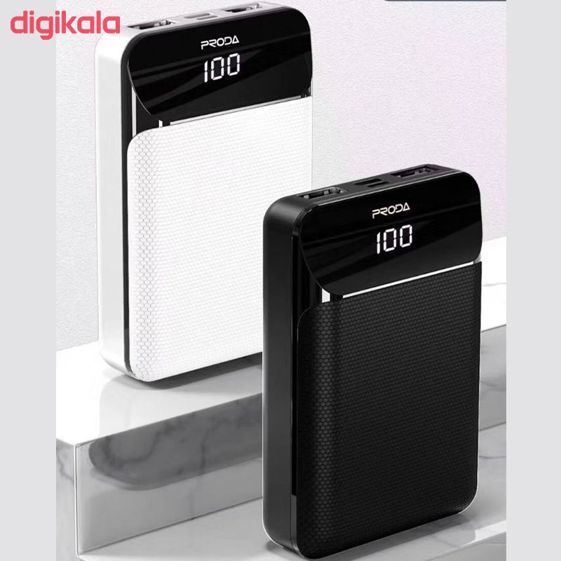 شارژر همراه پرودا مدل PD-P38 ظرفیت 10000 میلی آمپر ساعت main 1 2
