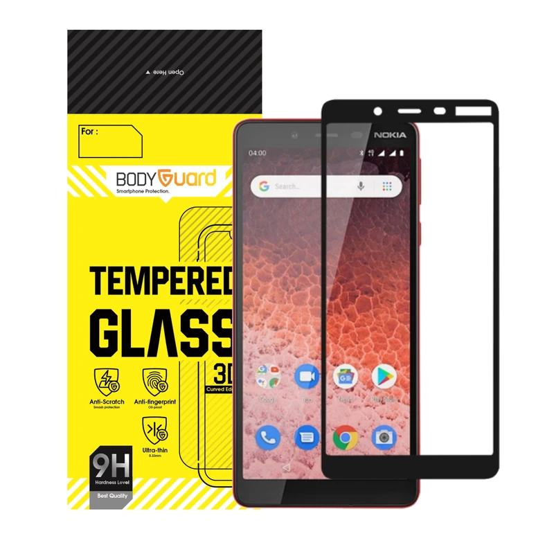 محافظ صفحه نمایش بادیگارد مدل FN مناسب برای گوشی موبایل نوکیا 1 Plus