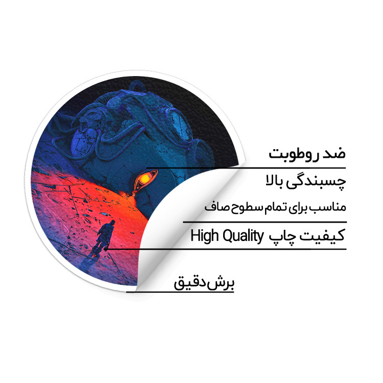 استیکر لپ تاپ ماسا دیزاین مدل STK877