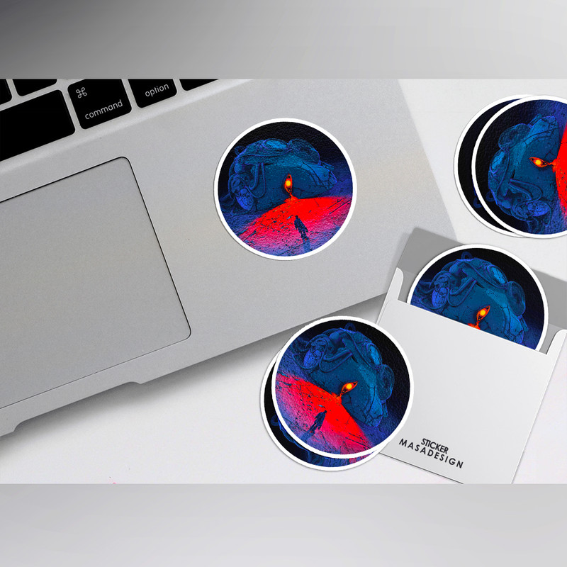 استیکر لپ تاپ ماسا دیزاین مدل STK877