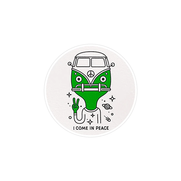 استیکر لپ تاپ ماسا دیزاین طرح فولکسواگن مدل STK878