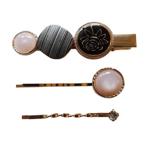 زیور آلات مو زنانه مدل F011 مجموعه 3 عددی