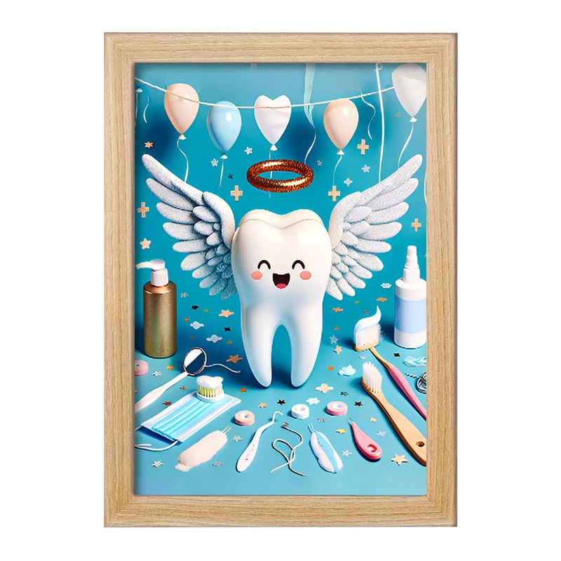 تابلو خندالو مدل دندان و دندان پزشکی کودکانه کد F9821