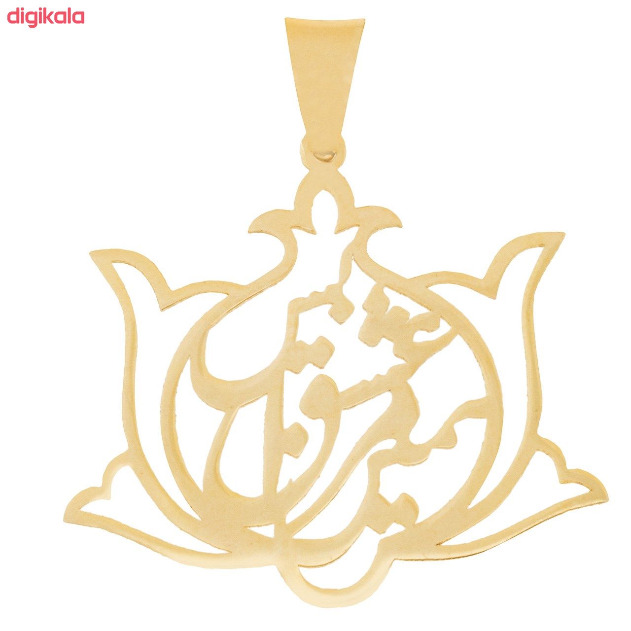 آویز گردنبند زنانه طرح شعر کد D35 main 1 1