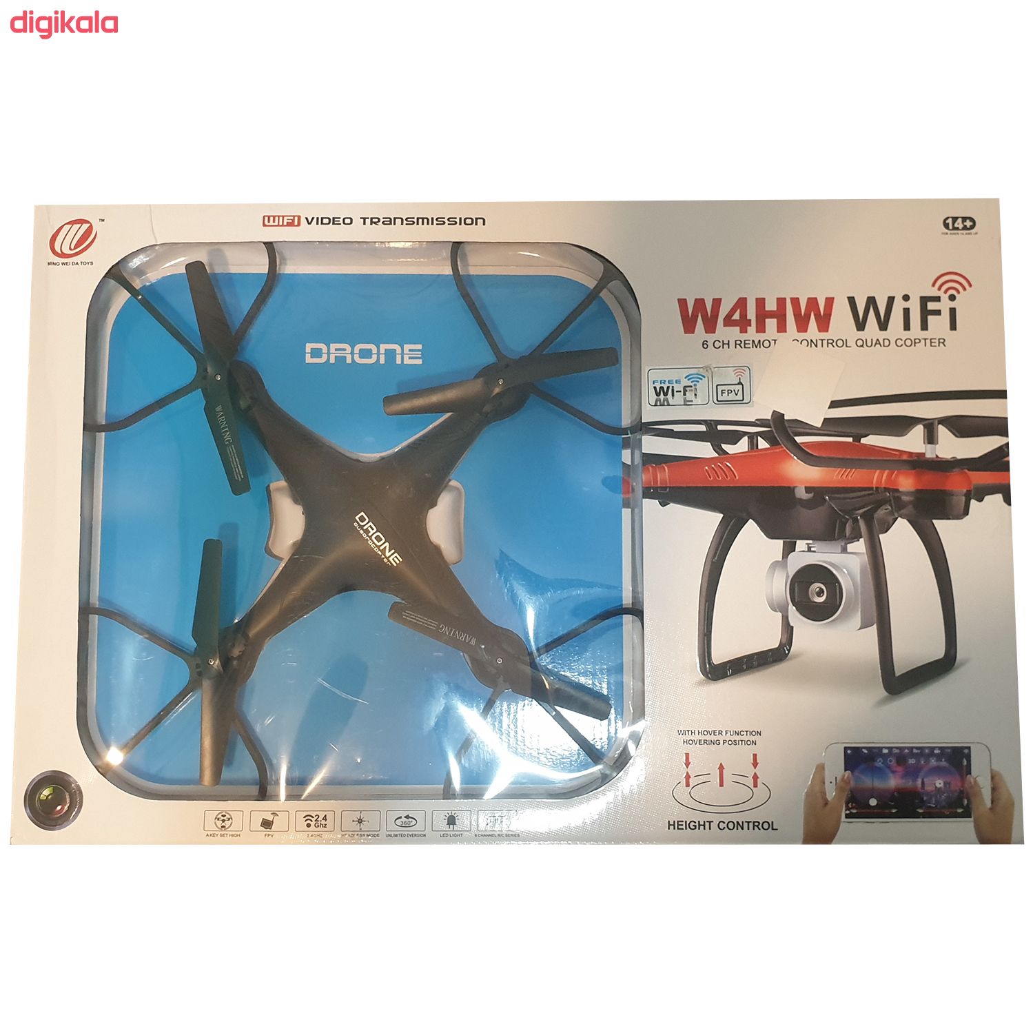 کوادکوپتر مدل drone main 1 8