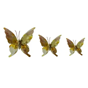 پروانه برنجی کد fly01 مجموعه سه عددی