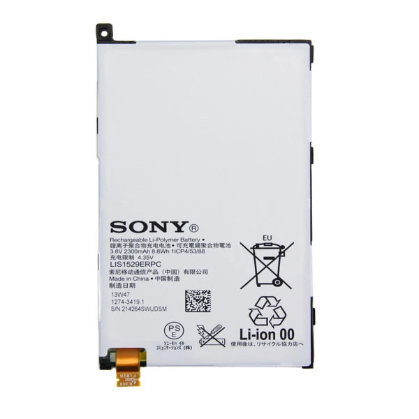 باتری موبایل مدل LIS1529ERPC ظرفیت 2300 میلی آمپر ساعت مناسب برای گوشی موبایل سونی Xperia Z1 mini