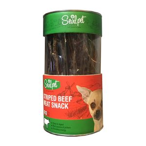 نقد و بررسی غذای تشویقی سگ سویل پت مدل Striped Beef Meat Snack وزن 150گرم توسط خریداران