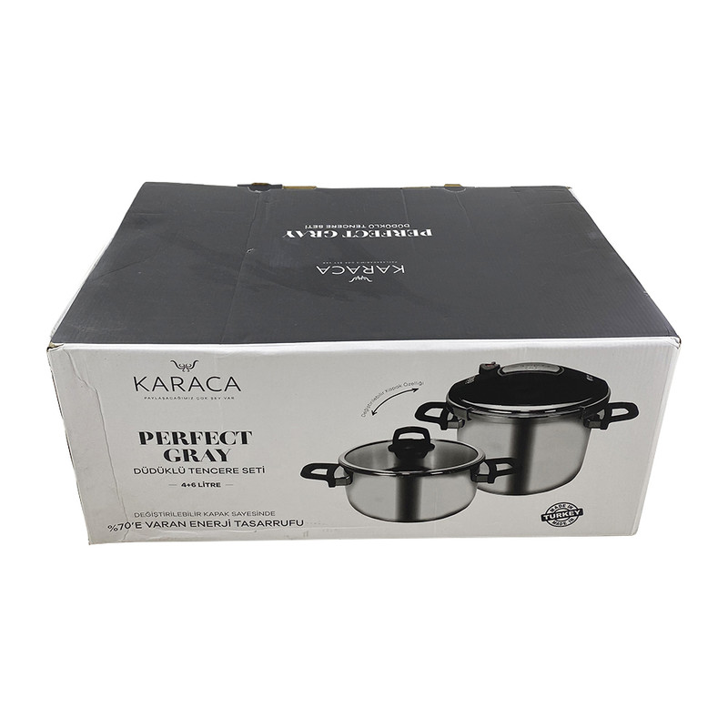 زودپز دوقلو کاراجا مدل PERFECT GRAY