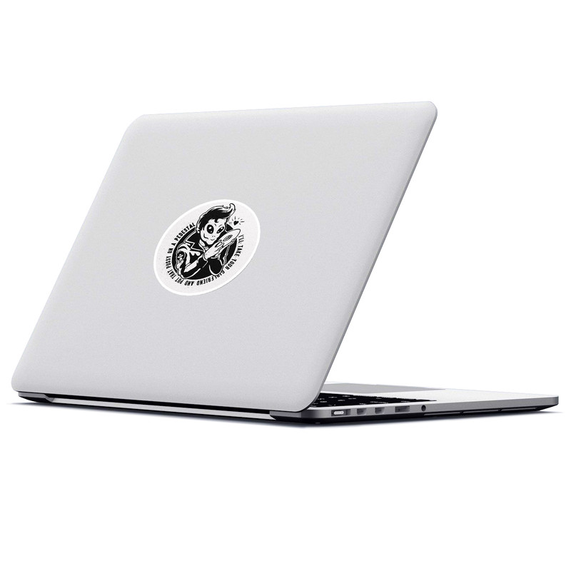 استیکر لپ تاپ ماسا دیزاین طرح آدم فضایی مدل STK926