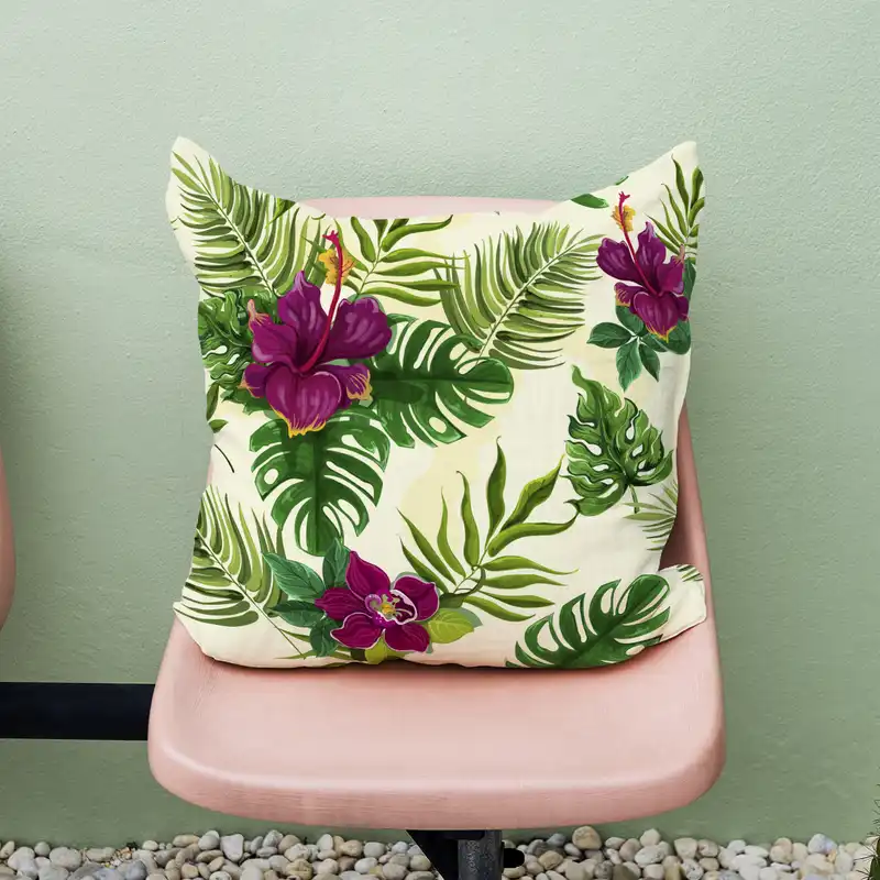 کاور کوسن طرح گل مدل co487